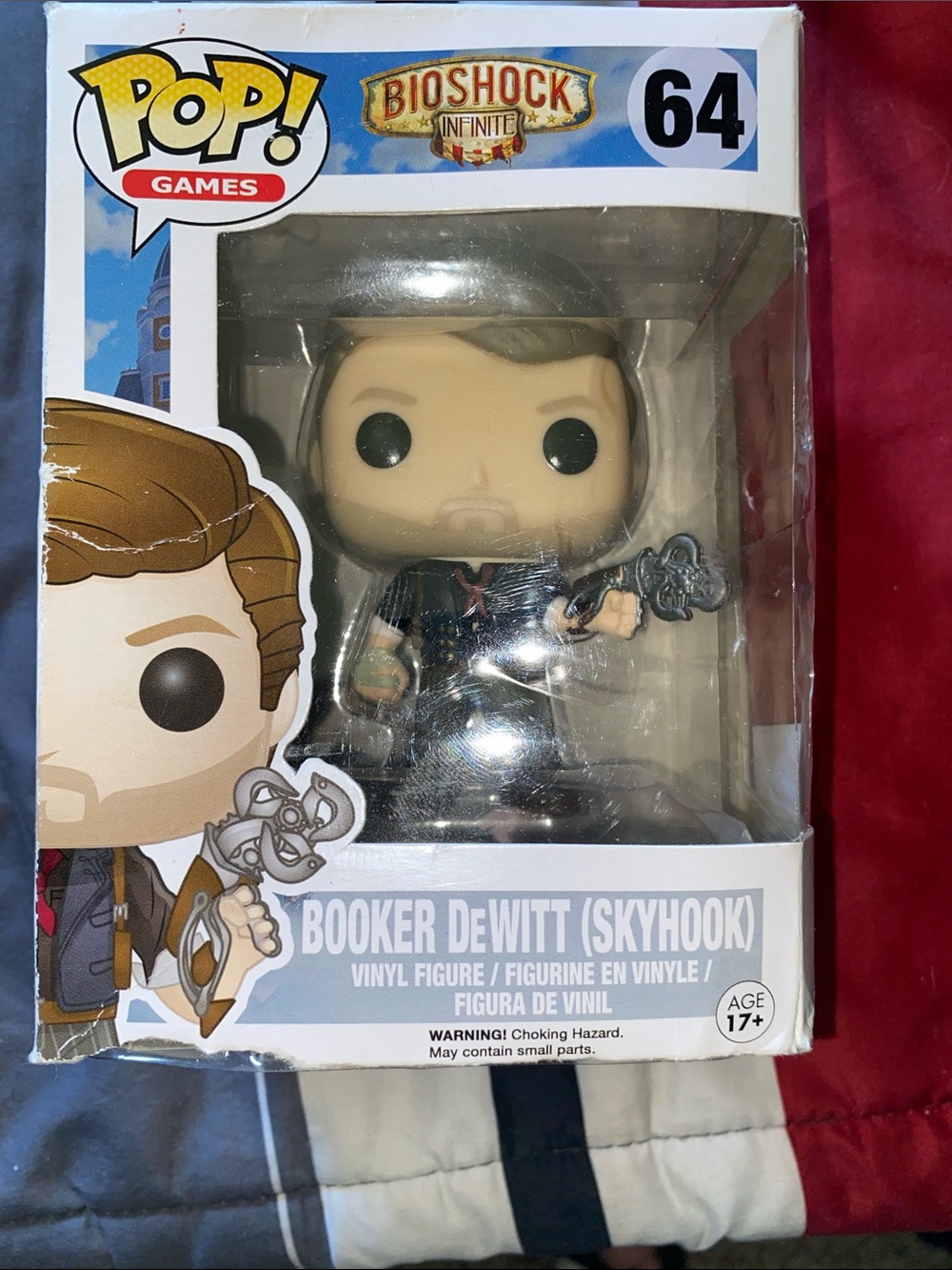 Funko Booker DeWitt Skyhook Vinyl Figure - Black, Blue, Tan